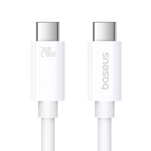 Cable Baseus Superior 2 CB000066 USB-C / USB-C USB4 240W 1,8m - blanco