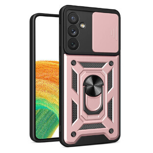 Hybrid Armor Camshield Gehäuse für Samsung Galaxy A34 5G gepanzertes Gehäuse mit Kameraabdeckung rosa Hybrid Armor Camshield Gehäuse für Samsung Galaxy A34 5G gepanzertes Gehäuse mit Kameraabdeckung rosa