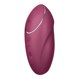 Satisfyer Tap amp; Climax 1 Overlay vibrator with tapping function Red