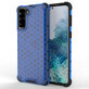 Custodia blindata Honeycomb con cornice in gel Samsung Galaxy S22 blu