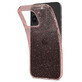 Custodia Spigen Liquid Crystal Glitter per iPhone 15 Pro - rosa traslucido