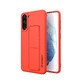 Wozinsky Kickstand Case Silikonhülle mit Ständer für Samsung Galaxy S21+ 5G rot