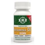 Vitamina D3 4000 UI, 60 cápsulas