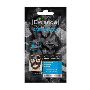 Maschera viso al carbone di Bielenda per pelli secche e sensibili, 8 g