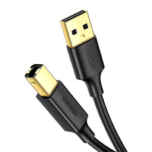 Ugreen printerkabel USB-A - USB-B 480Mb/s 5m zwart (US135)