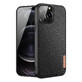 Dux Ducis Fino étui recouvert de nylon iPhone 13 Pro Max noir