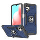 Wozinsky Ring Armor funda híbrida blindada + soporte magnético Samsung Galaxy A73 azul