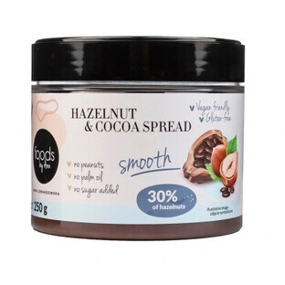 Foods by Ann, Erdnuss- und Kakaocreme glatt 30% , 250g