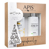 Apis Home Terapis Set Voedende gezichtswasgel, 300 ml + Antibacteriële reinigingstonic, 300 ml