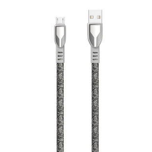 Dudao gevlochten kabel USB - micro USB 5 A 1 m grijs (L3PROM grijs)