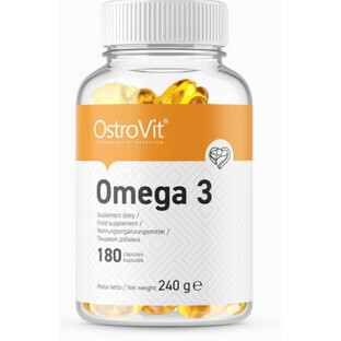Ostrovit, Omega 3, 180 capsules