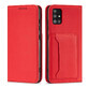 Magnet Card Case case for Samsung Galaxy A12 5G card wallet case card stand red
