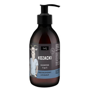 LaQ Shampoo antiforfora per ragazzi 1in1 Capra con Classe, 300 ml