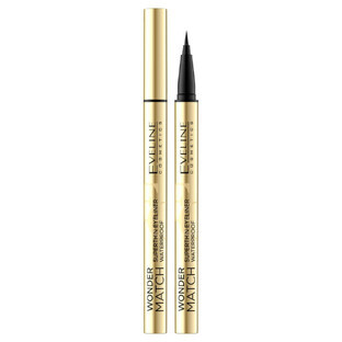 Eveline Cosmetics Wonder Match Waterproof Precisie Eyeliner Diep Zwart