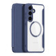 Carcasă Dux Ducis Skin X Pro pentru Samsung Galaxy S24 cu MagSafe și flip cover - albastru