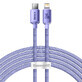 Baseus Kabel CAJY000305 Lightning - USB-C PD 20W 480Mbps 2m - lila
