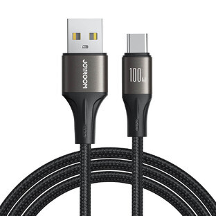 Joyroom Light-Speed Cable Series S-A25 USB-A / USB-C 100W 1.2m - noir