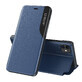 Eco Leather View Case elegante funda con tapa abatible y función de soporte iPhone 13 Pro Max azul