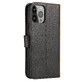 Funda magnética Vivo V25 funda con flip cover cartera soporte negro