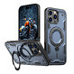 Coque Hybrid Armor Trendy avec MagSafe pour iPhone 16 Pro - bleu