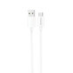 Dudao L4ST USB-A / USB-C 2A 1m Kabel - weiß