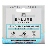 Eylure 18 Hour Lash Glue Clear Lash Glue fără latex Clear Finish, 4,5 ml