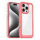 Custodia Outer Space con cornice in gel per iPhone 16 Pro Max - rosso