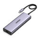 Multifunctionele 5-in-1 USB-C - HDMI 1.4 / 3 x USB-A / USB-C PD 100W Ugreen CM511 - grijs