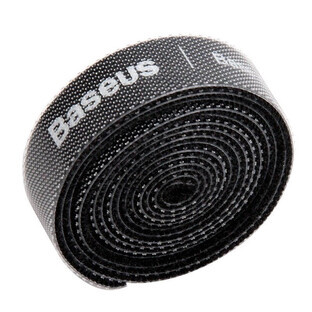 Baseus Rainbow Cirkel klittenband - Klittenband kabelorganiser 1m zwart (ACMGT-E01)