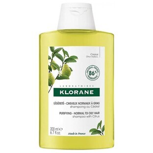 Klorane Zuiverende Shampoo Reinigende shampoo met citrusextract, 200ml