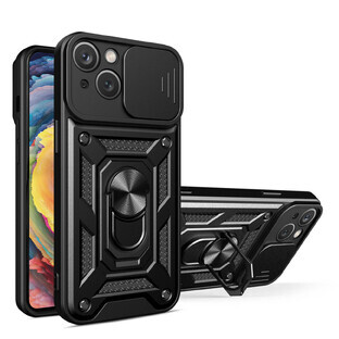 Hybrid Armor Camshield hoesje Huawei nova Y90 gepantserd hoesje met cameradeksel zwart Hybrid Armor Camshield hoesje Huawei nova Y90 gepantserd hoesje met cameradeksel zwart