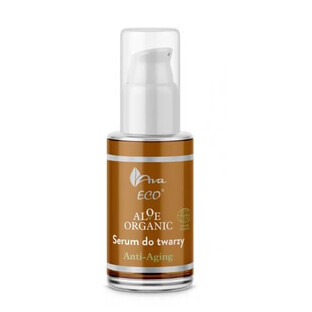 AVA, Eco Aloe Organic, Serum Facial Antienvejecimiento, 30 ml