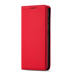 Magneetkaarthoesje voor Samsung Galaxy S22+ (S22 Plus) kaart portemonnee hoesje kaarthouder rood