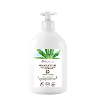 Barwa Hypoallergenic Liquid Soap with Hemp Oil, 500 ml