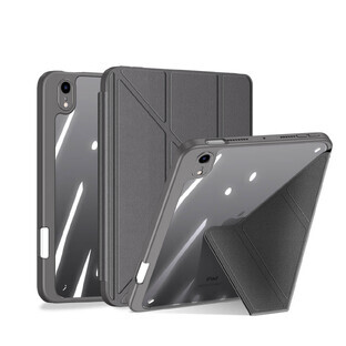 Custodia Dux Ducis Magi per iPad mini 2021 smart cover con supporto e custodia per Apple Pencil grigio