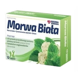 Health Family White Mulberry, 72 comprimés