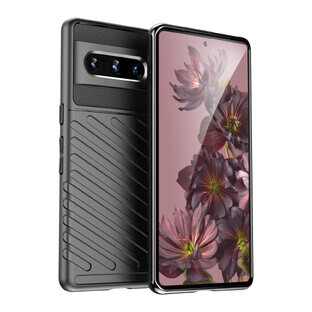 Thunder Case husă blindată flexibilă pentru Google Pixel 7 Pro negru