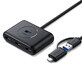 Ugreen HUB 4in1 USB-C - 4xUSB 3.0 5Gb/s 1m zwart (CR113)