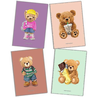 TEDDIES Cuaderno PP A4 con cuadrícula 60 hojas 80g