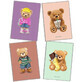 TEDDIES Cuaderno PP A4 con cuadrícula 60 hojas 80g
