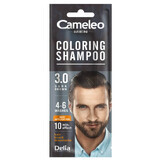 Cameleo Men Shampoo Colorante per Uomo 3.0 Castano Scuro, 15 ml