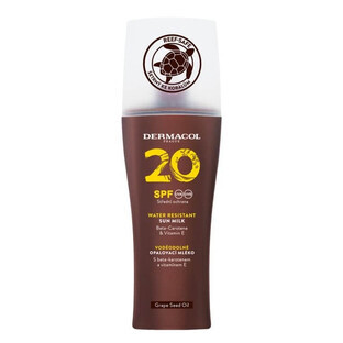 Dermacol Waterproof Spray Sunscreen Milk SPF20, 200 ml