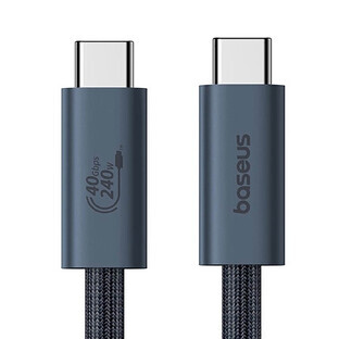 Cablu Baseus CB000068 USB-C - USB-C 240W PD 8K 60Hz 1m - negru
