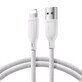 Joyroom Multi-Color Serie S-A34 USB-A / Lightning 3A Kabel 1m - weiß