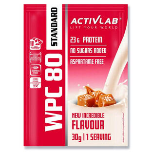 ActivLab WPC 80 Standard, gesalzenes Karamell, Tütchen 30 g