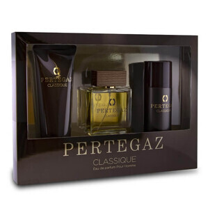 Saphir Pertegaz Classique Pour Homme Set Eau de Parfum 100ml + Gel 230ml + Deodorant 150ml