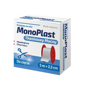 MonoPlast, Sterke textiellijm 5m x 2,5cm