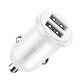 Baseus Grain Pro chargeur de voiture 2x USB 4.8 A blanc (CCALLP-02)