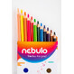 Crayons triangulaires Jumbo Nebulo 12 couleurs