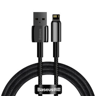 Baseus Tungsten Câble USB - Lightning 2,4 A 1 m noir (CALWJ-01)